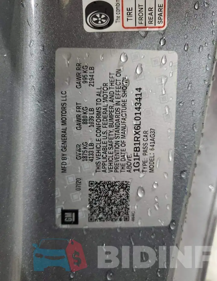 1G1FB1RX6L0143414 Photo# 12