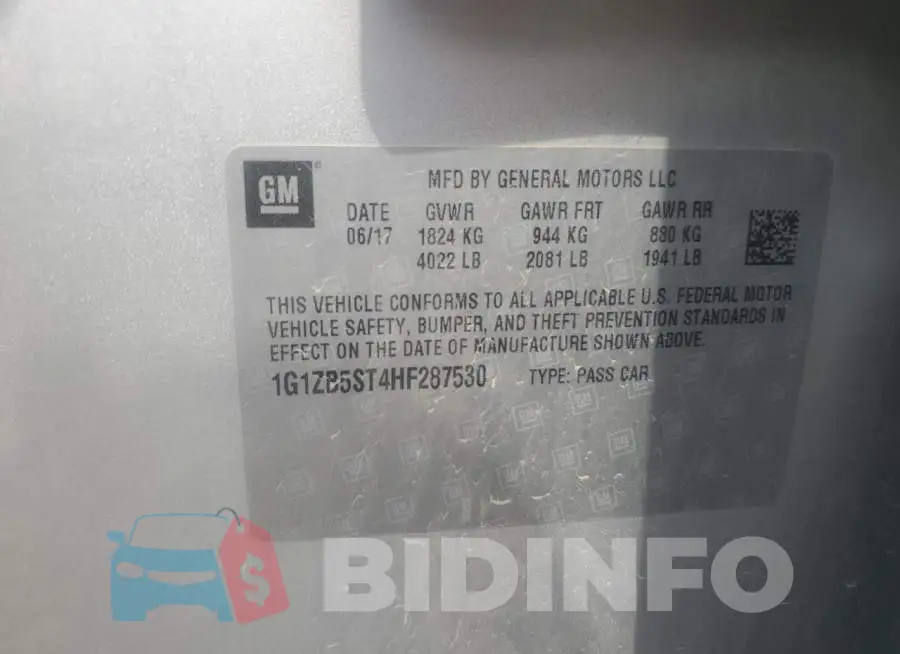 1G1ZB5ST4HF287530 Photo# 12