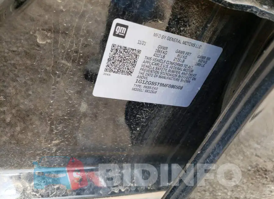 1G1ZG5ST9MF086508 Photo# 12