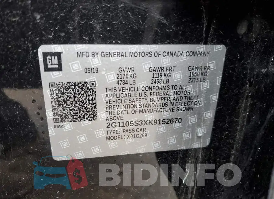 2G1105S3XK9152670 Photo# 13