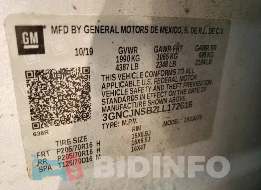 3GNCJNSB2LL172616 Photo# 13