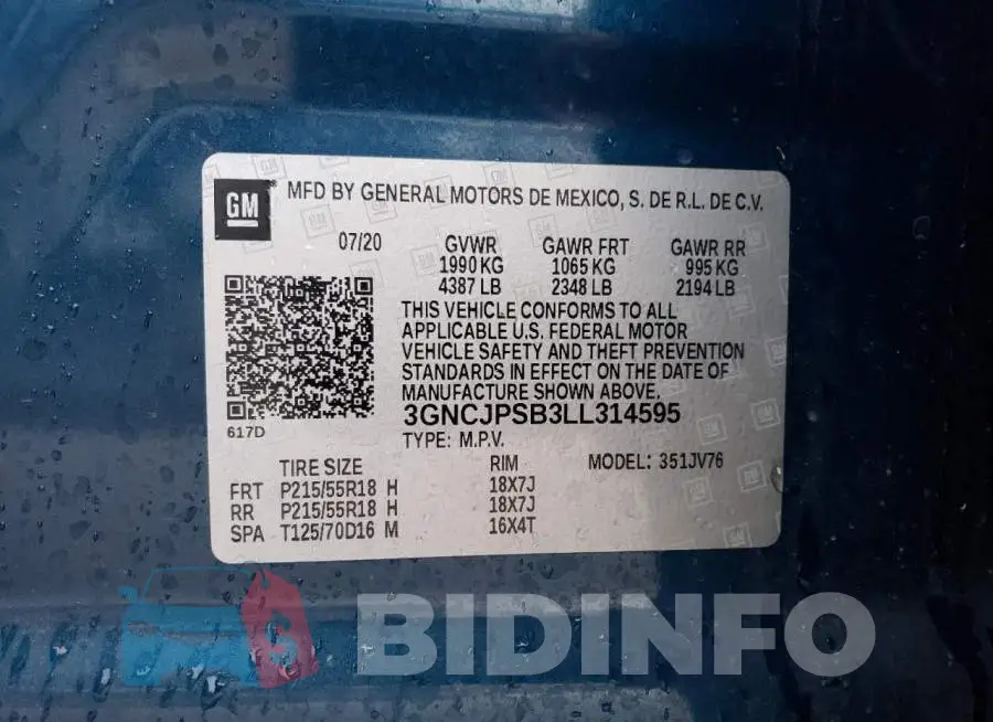 3GNCJPSB3LL314595 Photo# 13