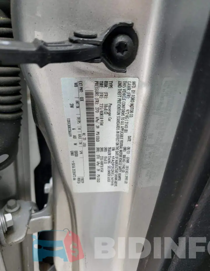 1FADP3N26EL141918 Photo# 12