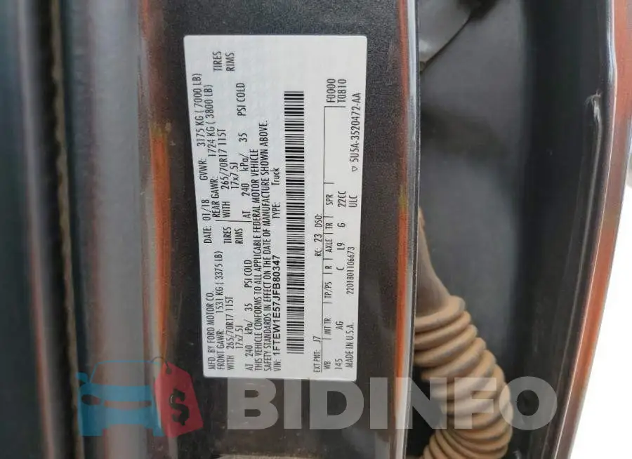 1FTEW1E57JFB80347 Photo# 12