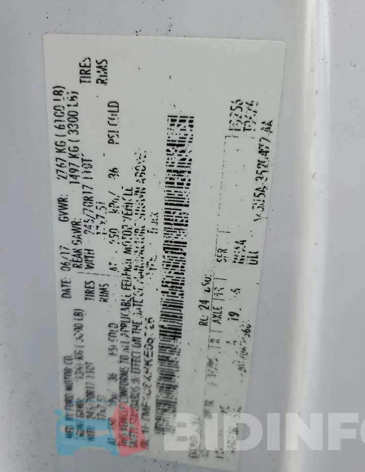 1FTMF1C8XHKE05726 Photo# 12