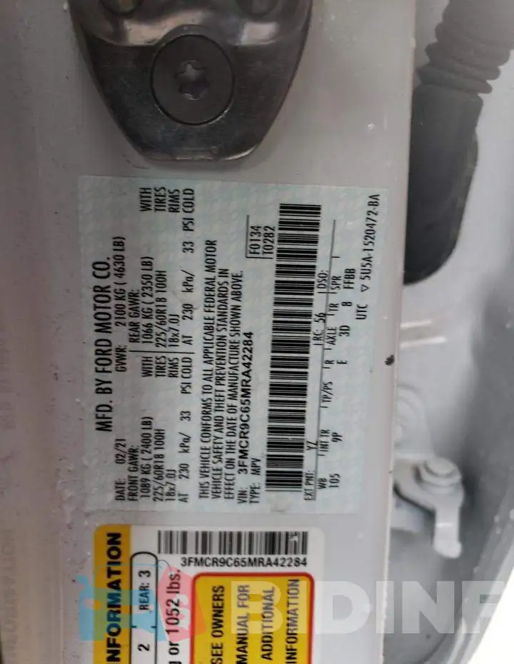 3FMCR9C65MRA42284 Photo# 13