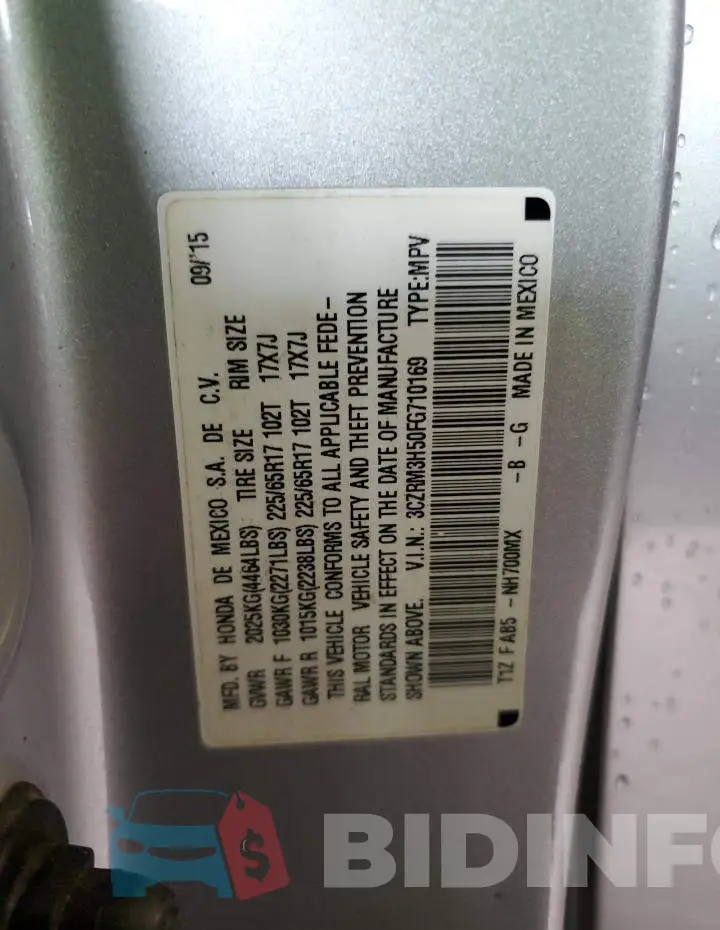 3CZRM3H50FG710169 Photo# 13