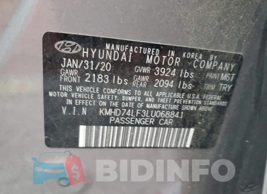KMHD74LF3LU068841 Photo# 12
