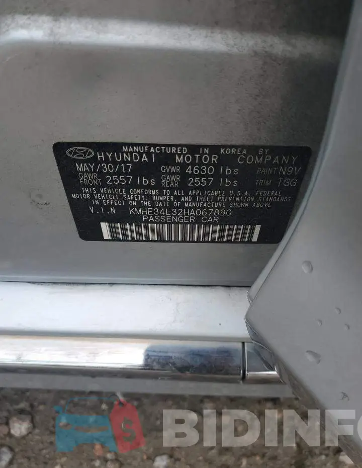 KMHE34L32HA067890 Photo# 12