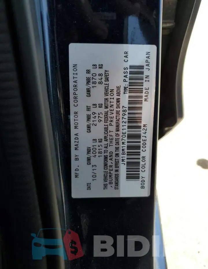 JM1BM1M70E1127987 Photo# 12