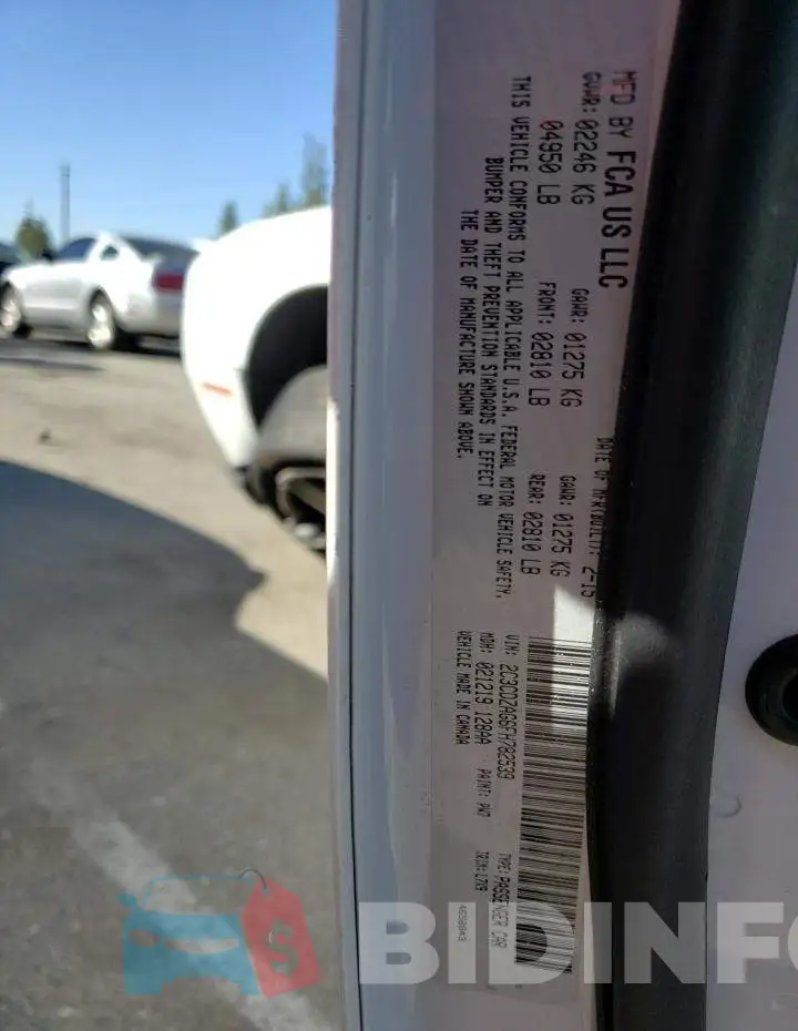 2C3CDZAG6FH782539 Photo# 12