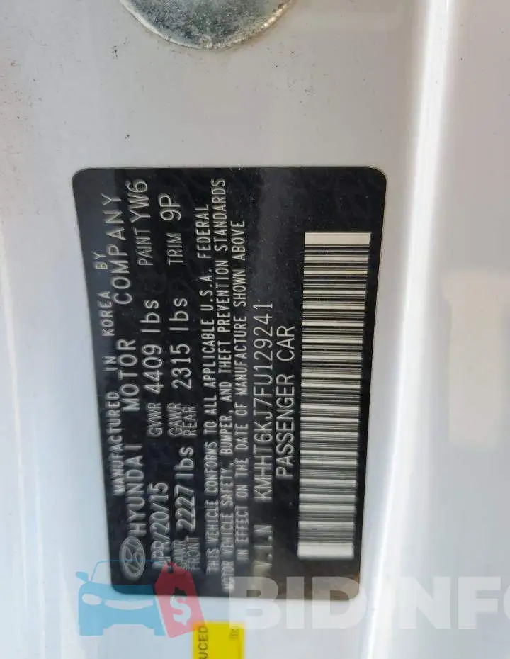 KMHHT6KJ7FU129241 Photo# 12