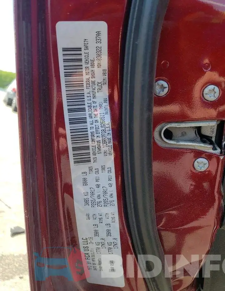 1C6RR7FG8JS260511 Photo# 12