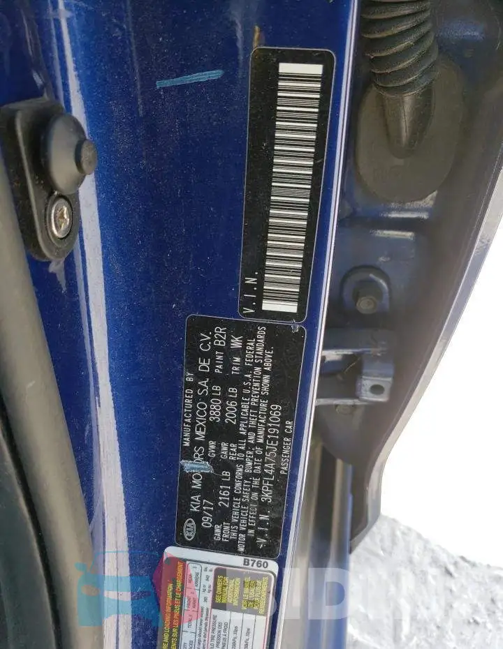 3KPFL4A75JE191069 Photo# 12