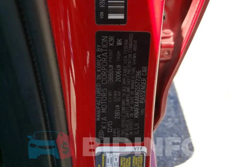 KNAFX4A68G5577286 Photo# 12