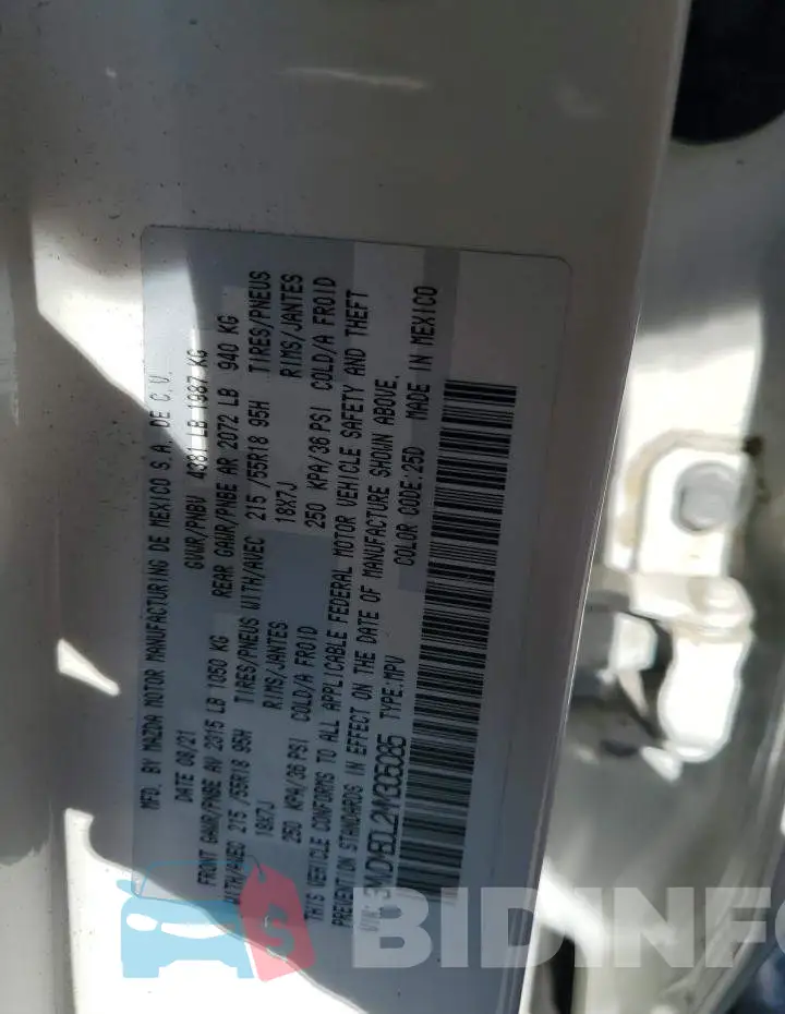 3MVDMBDL2MM305085 Photo# 12