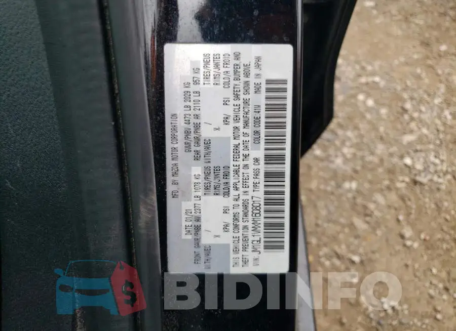 JM1GL1VMXM1608017 Photo# 13