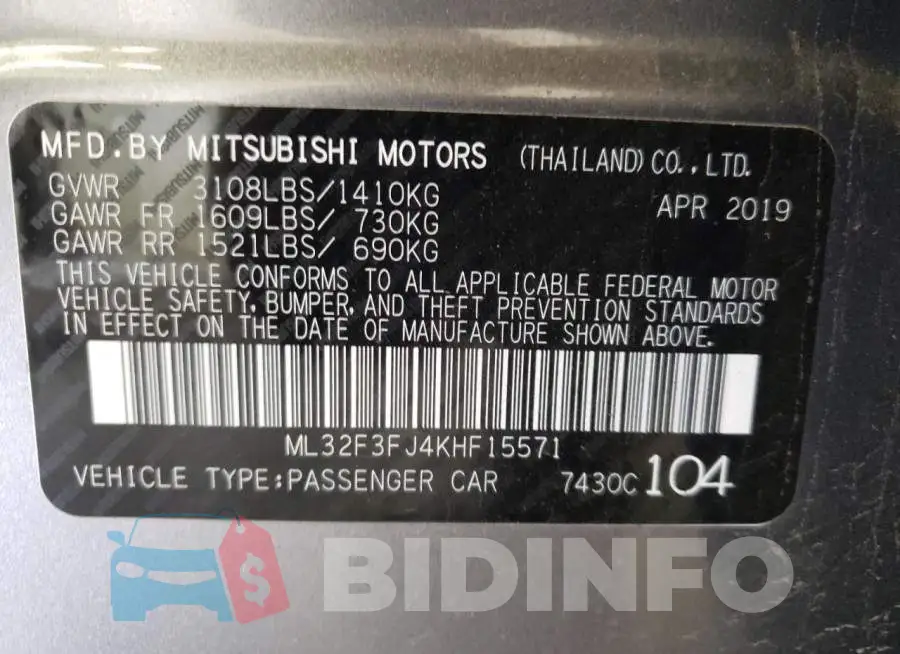 ML32F3FJ4KHF15571 Photo# 12