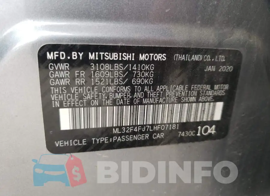 ML32F4FJ7LHF07181 Photo# 13