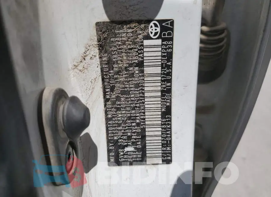 5YFBPRHE5FP223061 Photo# 12