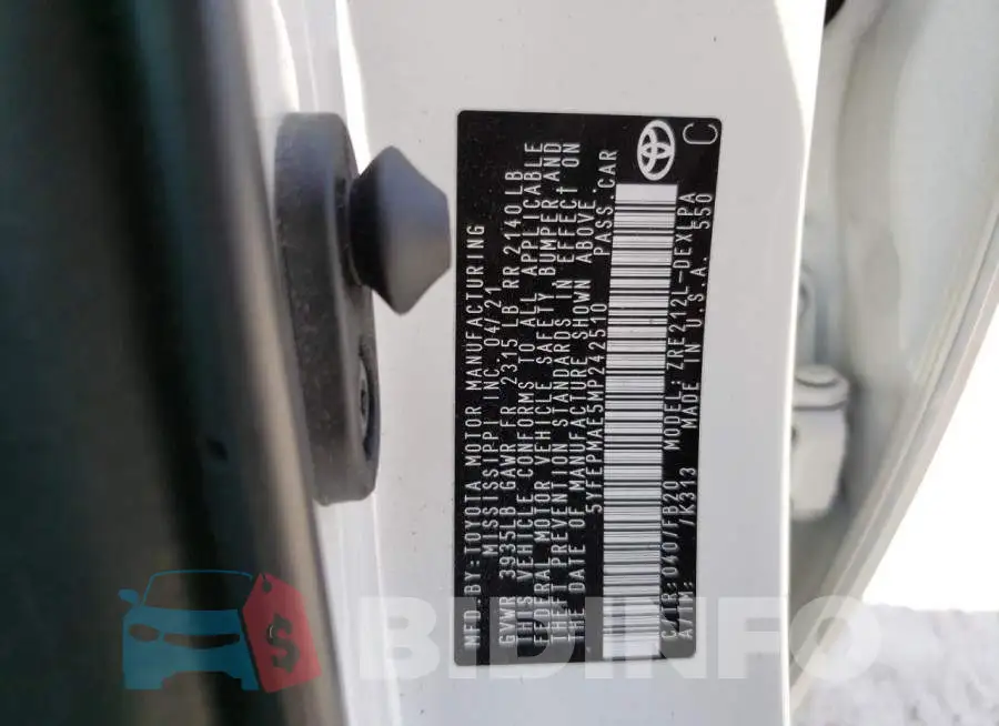 5YFEPMAE5MP242510 Photo# 13