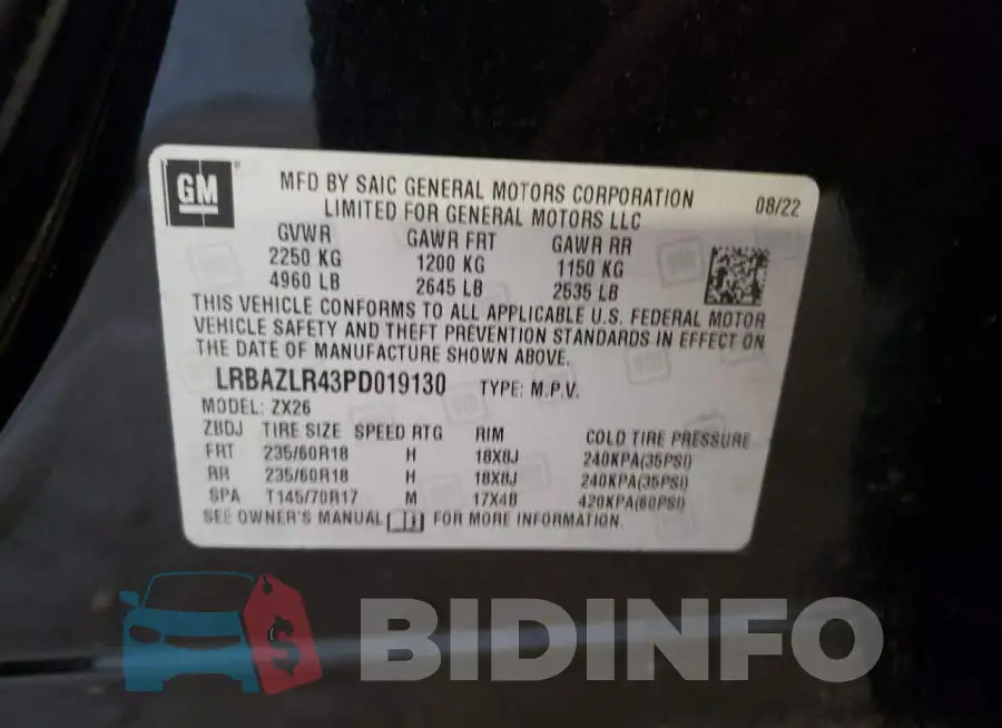 LRBAZLR43PD019130 Photo# 13