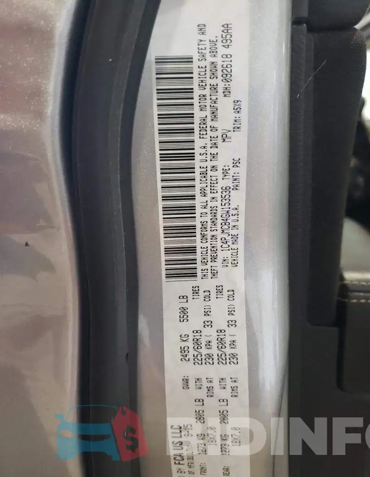 1C4PJMCB4GW153536 Photo# 12