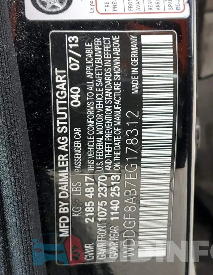 WDDGF8AB7EG178312 Photo# 12