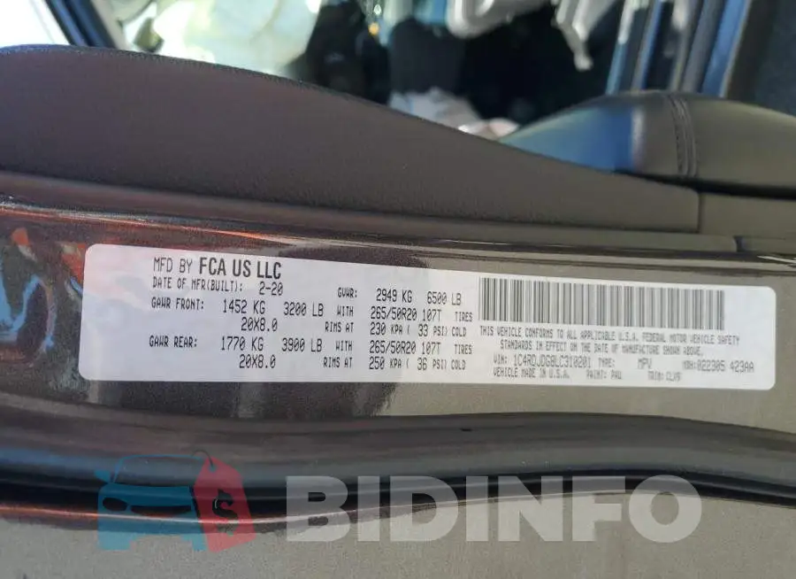 1C4RDJDG8LC310201 Photo# 13