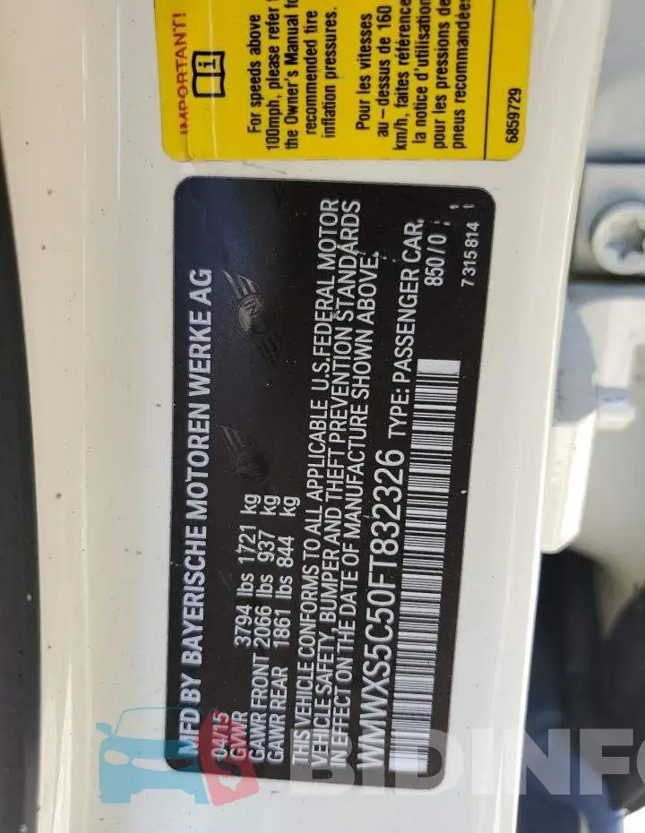 WMWXS5C50FT832326 Photo# 12