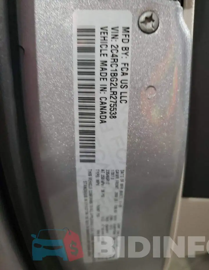 2C4RC1BG2LR275538 Photo# 13
