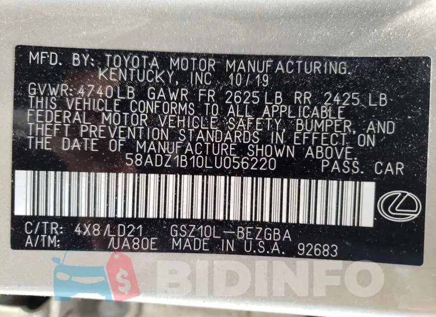 58ADZ1B10LU056220 Photo# 13