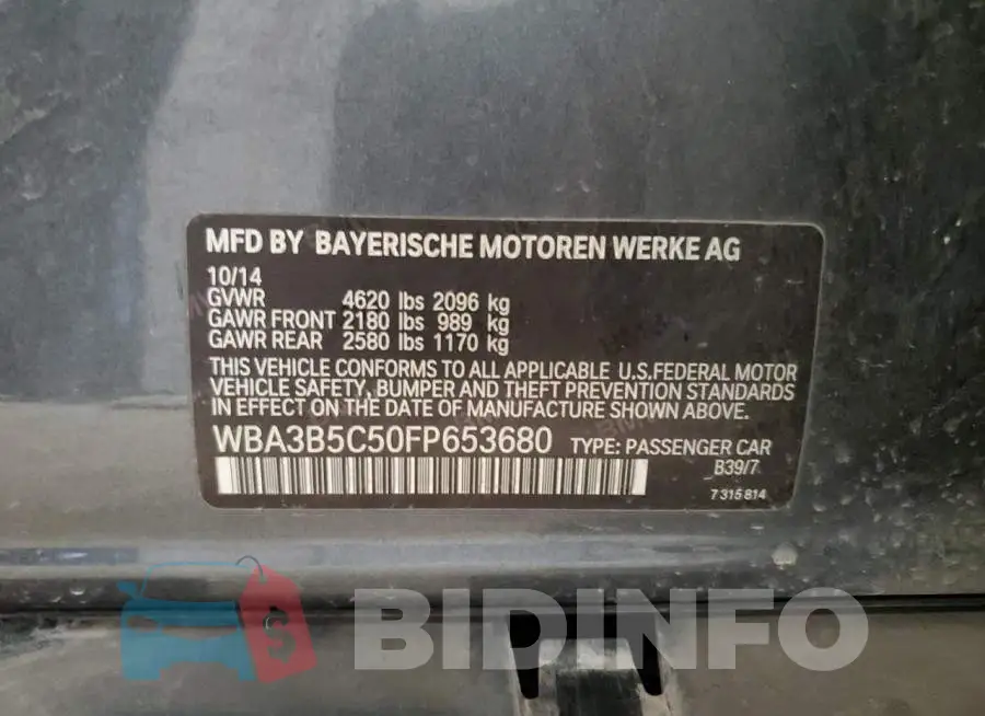 WBA3B5C50FP653680 Photo# 12