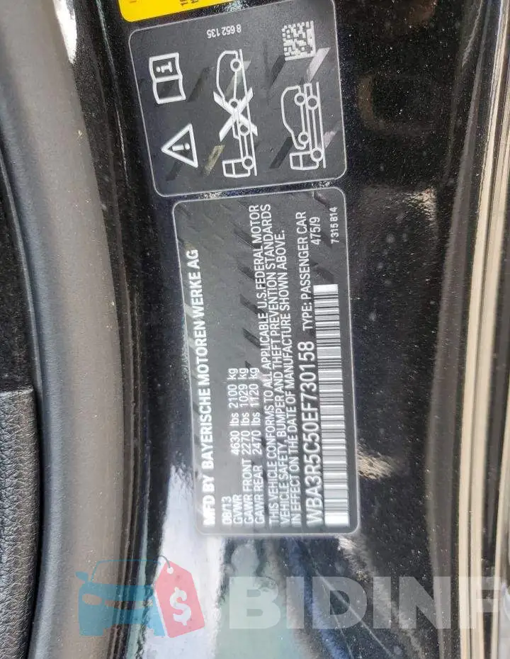 WBA3R5C50EF730158 Photo# 13