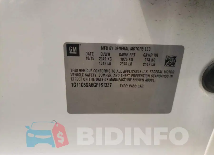1G11C5SA6GF161337 Photo# 12
