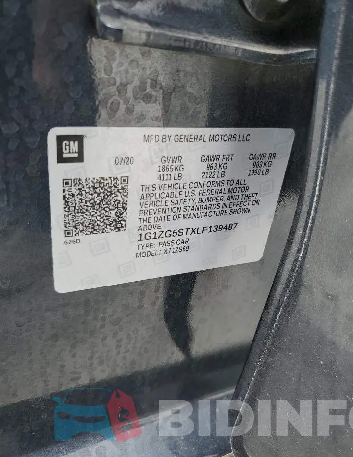 1G1ZG5STXLF139487 Photo# 12