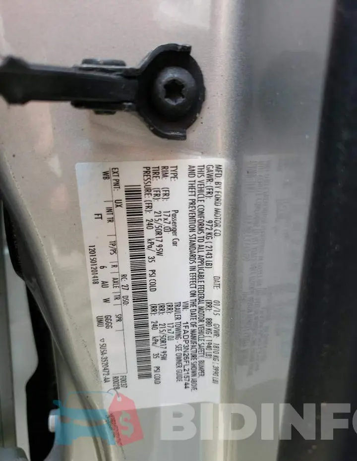 1FADP3N26FL215744 Photo# 12