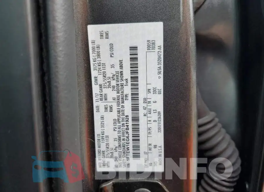 1FTEW1EG6JFB41928 Photo# 12