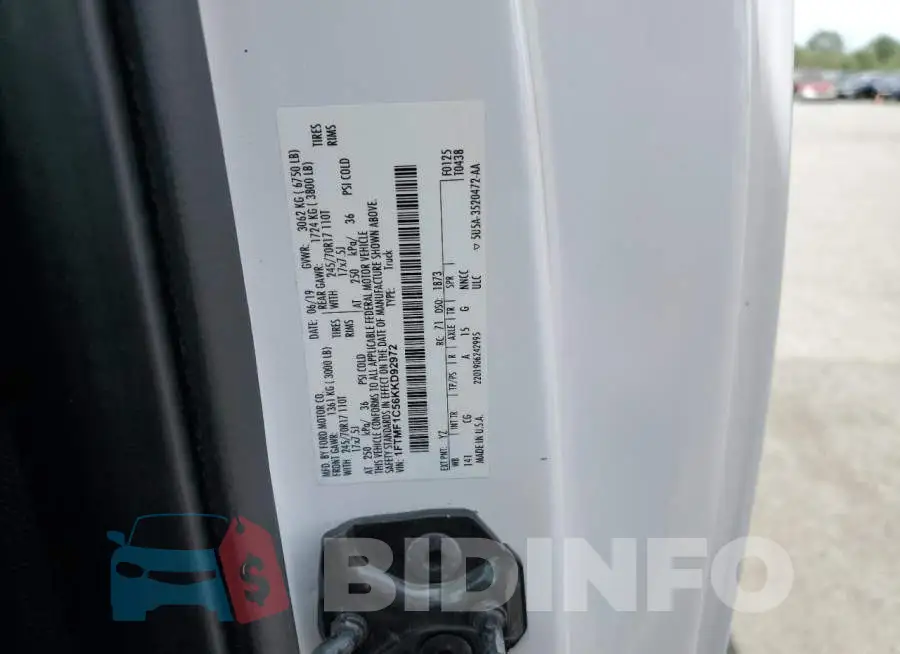 1FTMF1C56KKD92972 Photo# 12