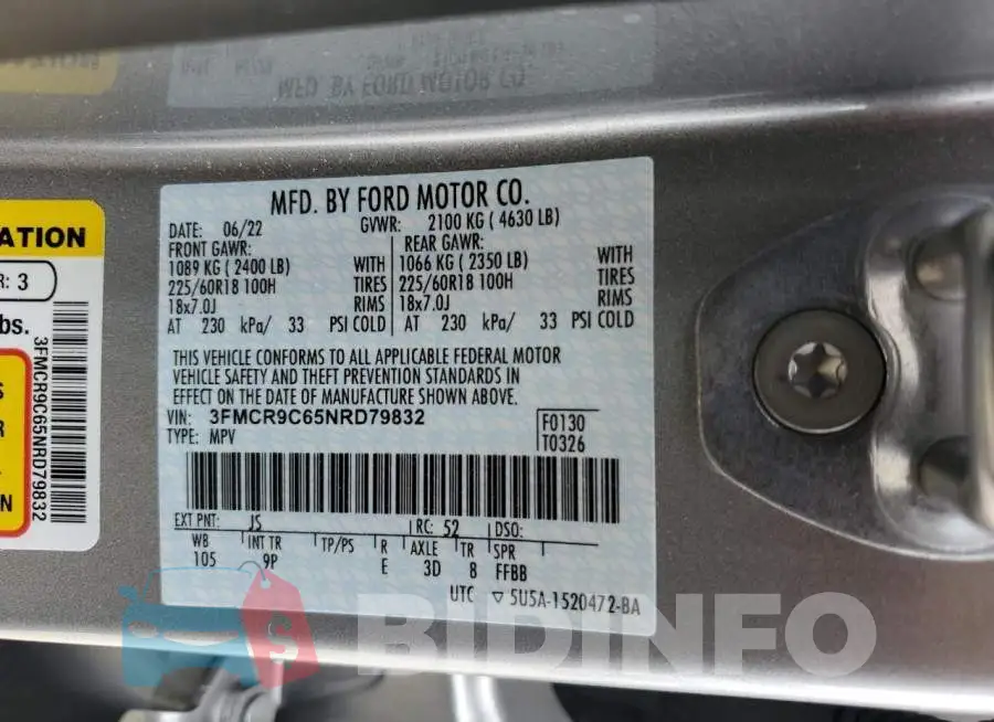 3FMCR9C65NRD79832 Photo# 12