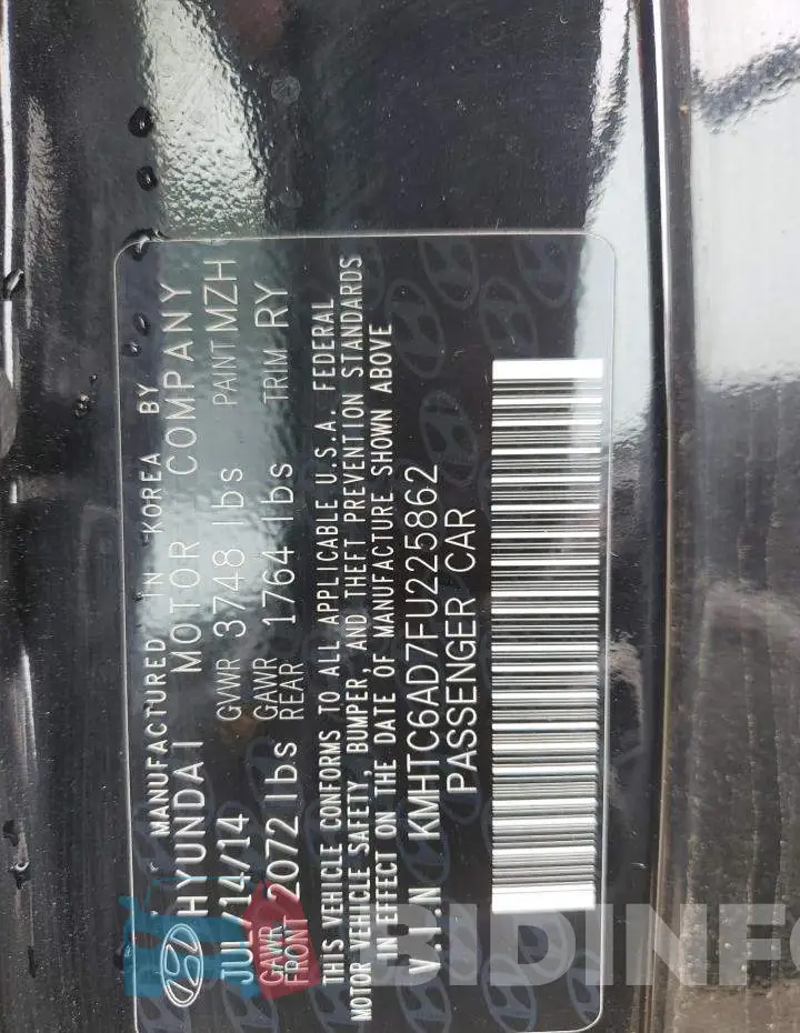 KMHTC6AD7FU225862 Photo# 12
