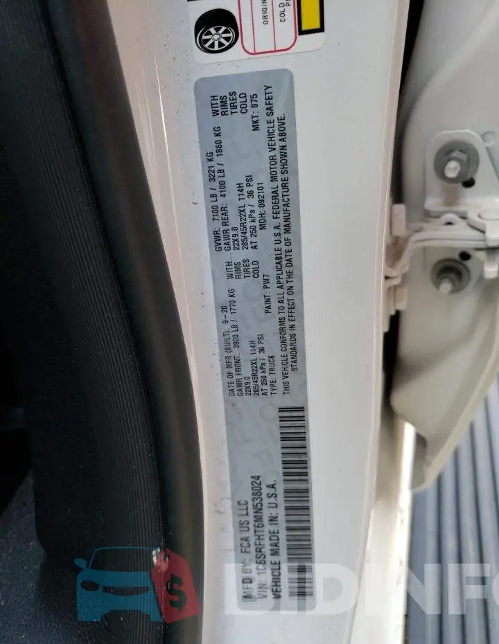 1C6SRFHT6MN538024 Photo# 12
