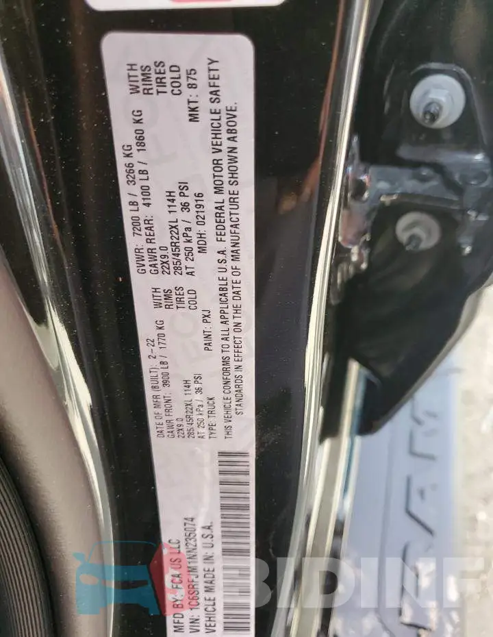1C6SRFJM1NN235074 Photo# 12