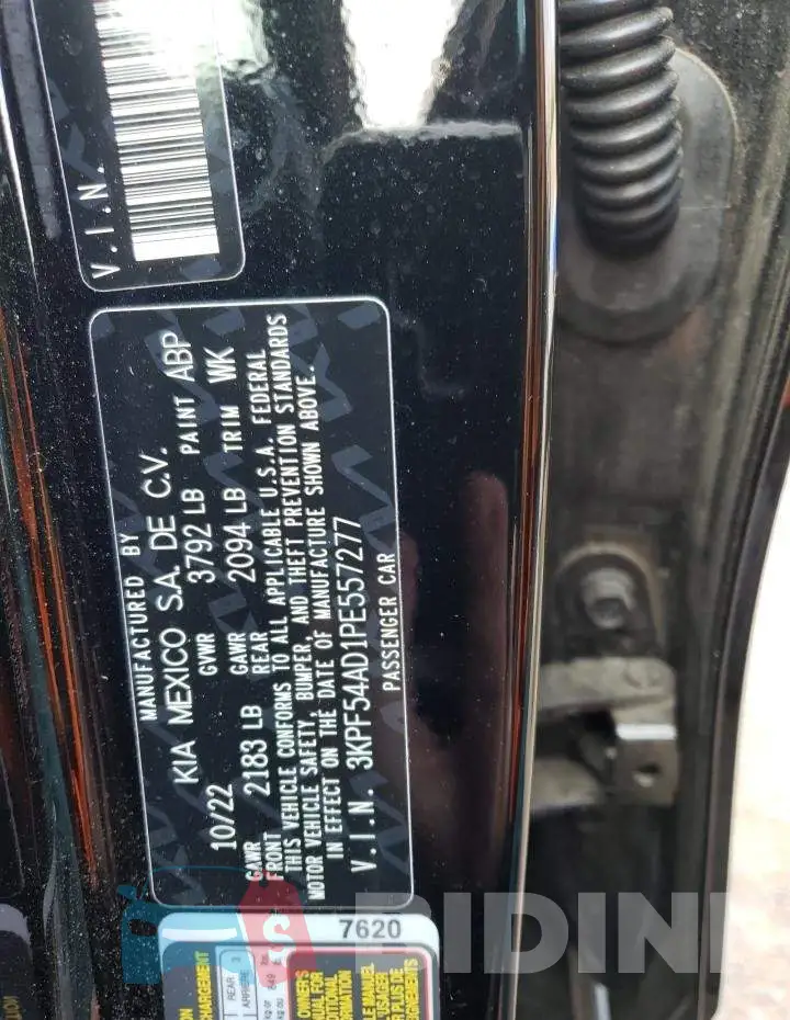 3KPF54AD1PE557277 Photo# 13