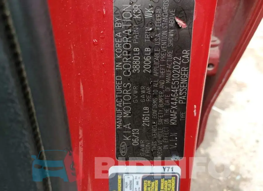 KNAFX4A64E5102022 Photo# 12