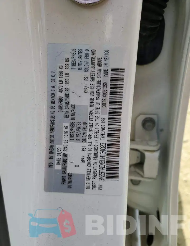3MZBPAEM5LM134023 Photo# 12