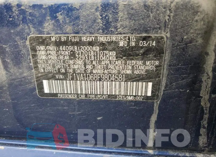 JF1VA1D68F9804581 Photo# 12