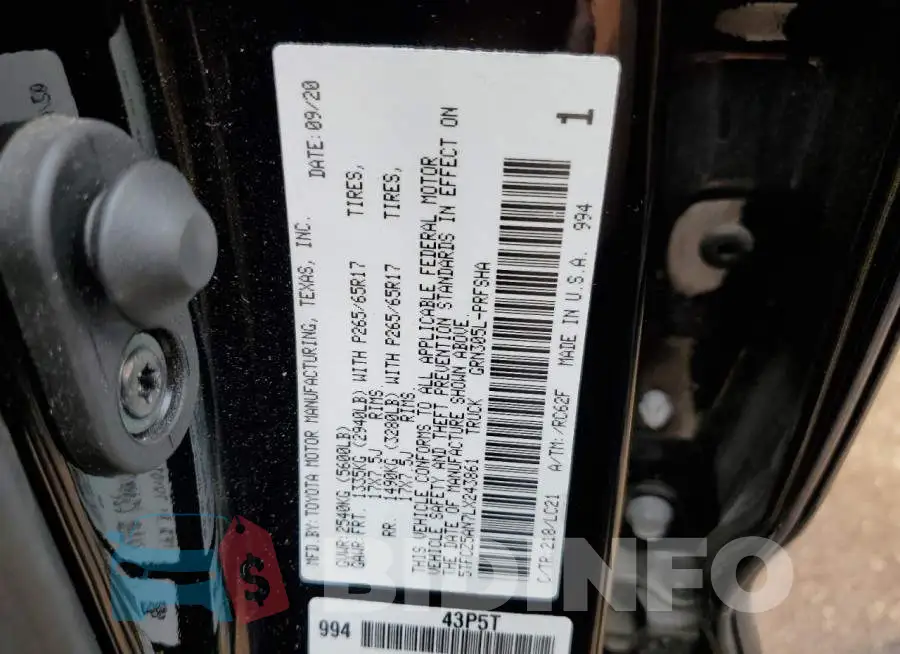 5TFCZ5AN7LX243861 Photo# 13