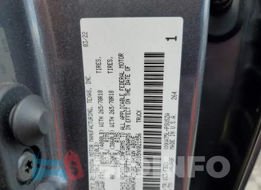 5TFLA5DB5NX021556 Photo# 12