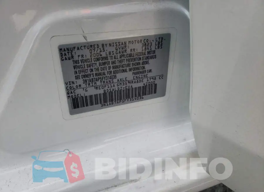 3N1AB7AP5FY314036 Photo# 12